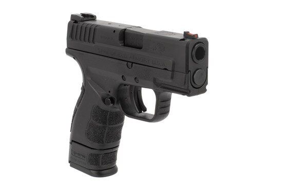 Springfield XD mod2 Sub compact 40 S&W pistol features a fiber optic sight